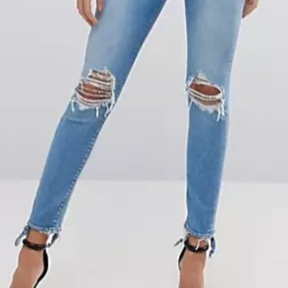 ASOS Ridley High Waisted Skinny Jeans - Picture 2 of 13